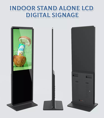 43 55 реклама Signage LCD цифров стойки пола дюйма крытая играя тотема оборудования