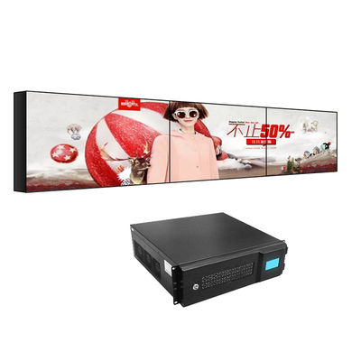 дисплей 22Kg ТВ LCD шатона 5.3mm настенного дисплея 450cd/M2 4K видео-